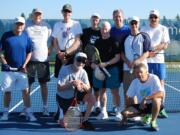 Club Green Meadows 65 & over USTA tennis team that qualified for the 2017 Pacific Northwest Sectionals.