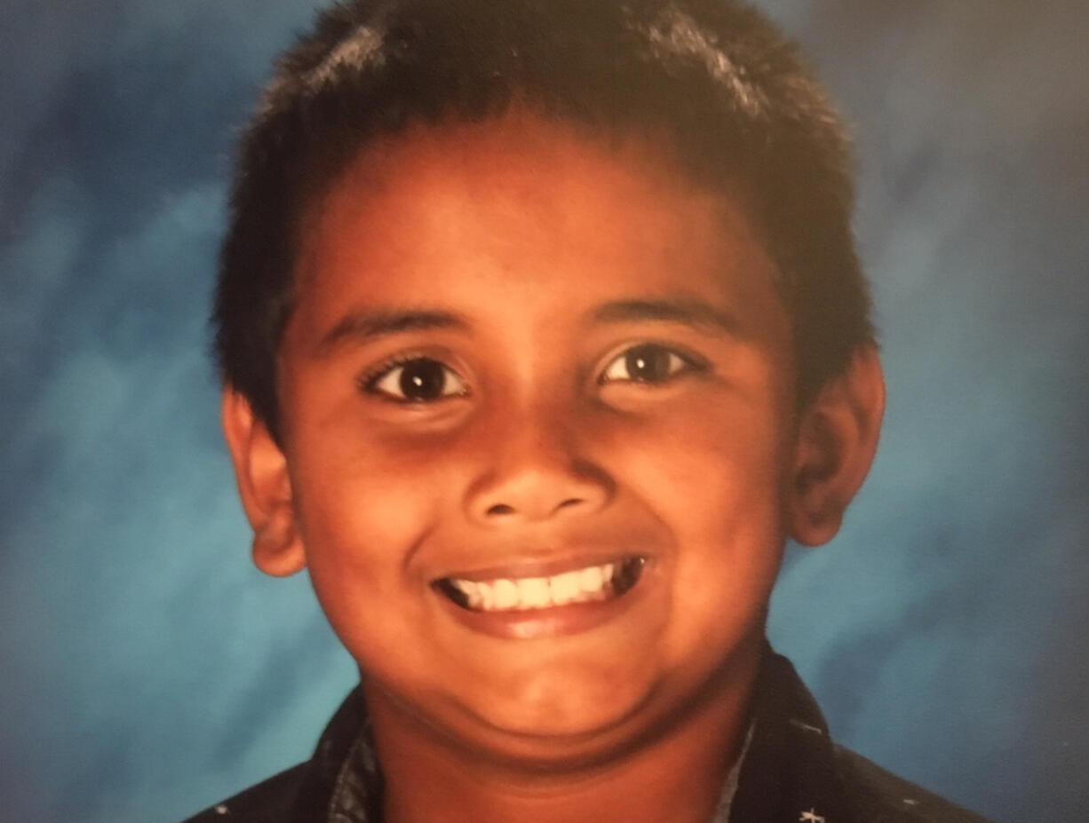 Nainoa Bratt, 10, of Vancouver was reported missing Friday, Sept. 29, 2017. He left his Vancouver home with a friend about 5:30 p.m. on their bikes but Bratt did not return home.