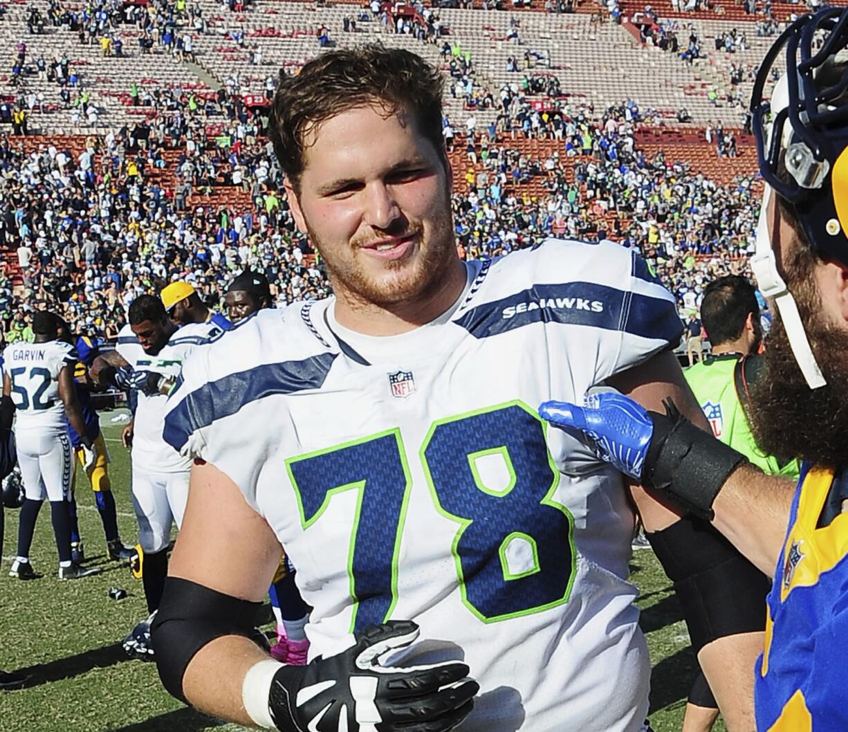 Seattle Seahawks guard/tackle Luke Joeckel.