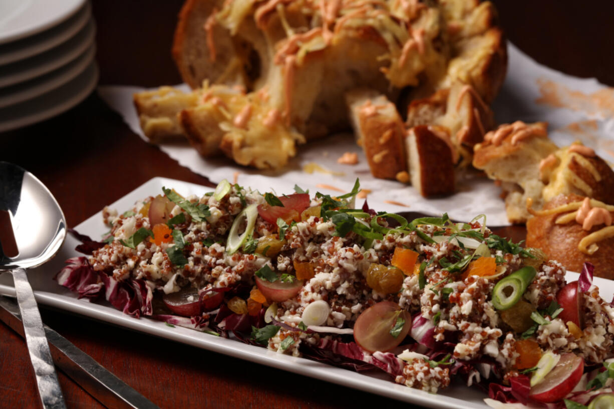 Quinoa and cauliflower fall salad (E.