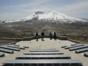 The amphitheater at the Johnston Ridge Observatory in 2012, when it opened for public use.