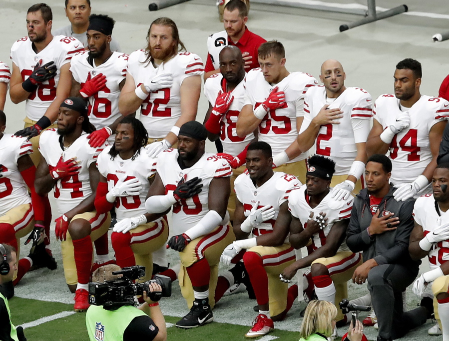 Protests muted week after NFL responds to Trump criticism - The