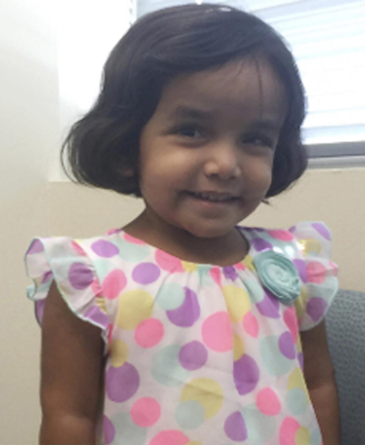 3-year-old Sherin Mathews (Richardson Texas Police Department via AP)