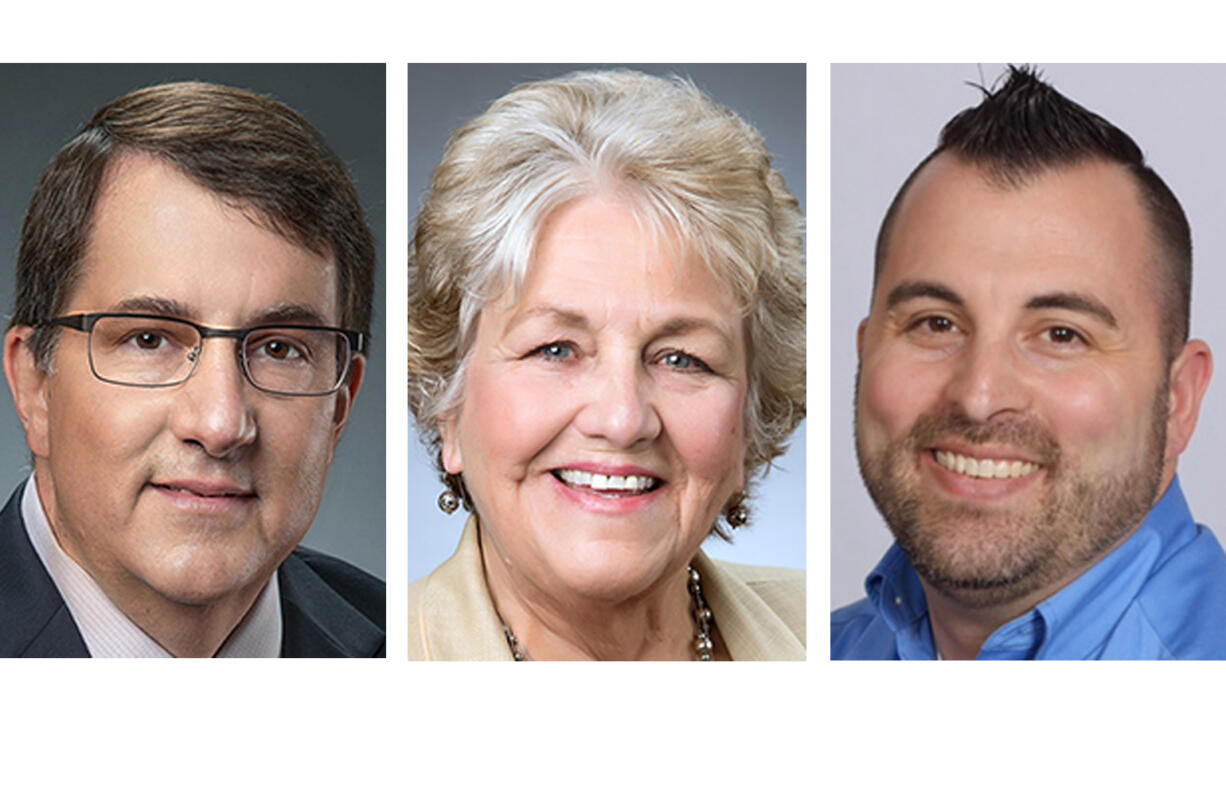 Washougal mayoral candidates: Dan Coursey, Molly Coston, Paul Godin