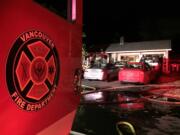 One person died late Sunday in a fire at a house in east Vancouver.