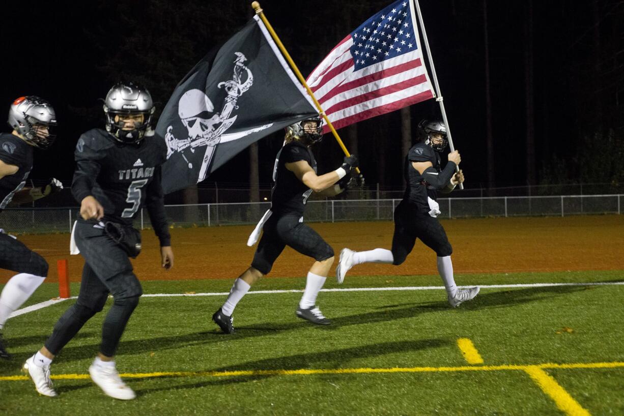 The No.1-ranked Union football team 
has played a non-league schedule that includes some of the state's toughest teams, including a clash with No. 3 Puyallup on Friday.
(Samuel Wilson/for The Columbian)