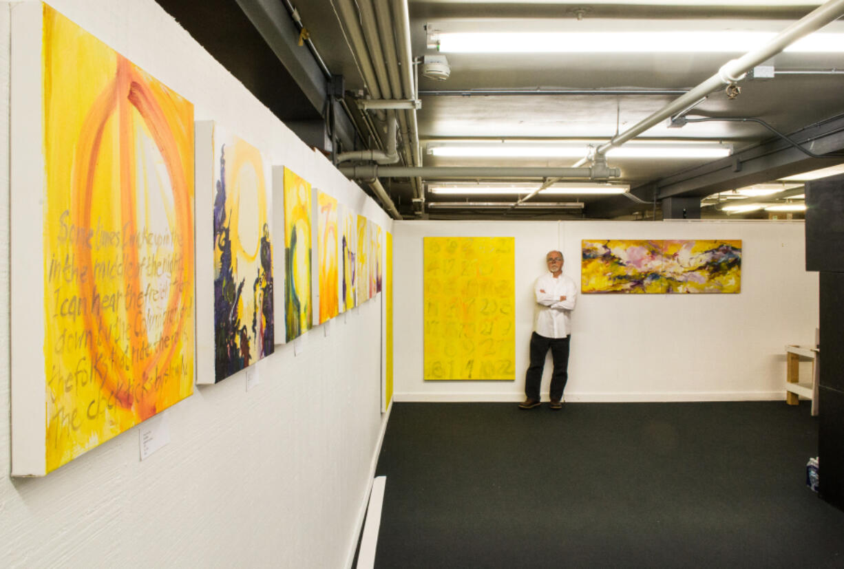 Proprietor and abstract painter Tom Relth is closing the art gallery and studio that’s occupied the lower level at Boomerang on Main Street for the past two years.