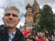 Dr. James Reiss, an electrophysiologist at PeaceHealth Southwest Medical Center, visited Moscow in June to discuss cryoablation using minimal X-ray. Contributed by Dr.
