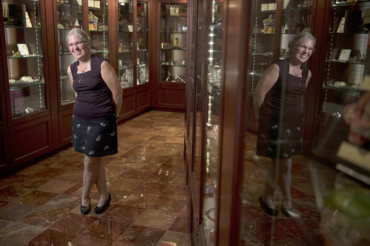 Mary Hyde, senior director of the resource center at the American College of Obstetricians and Gynecologists, at the group’s museum in Washington, D.C.