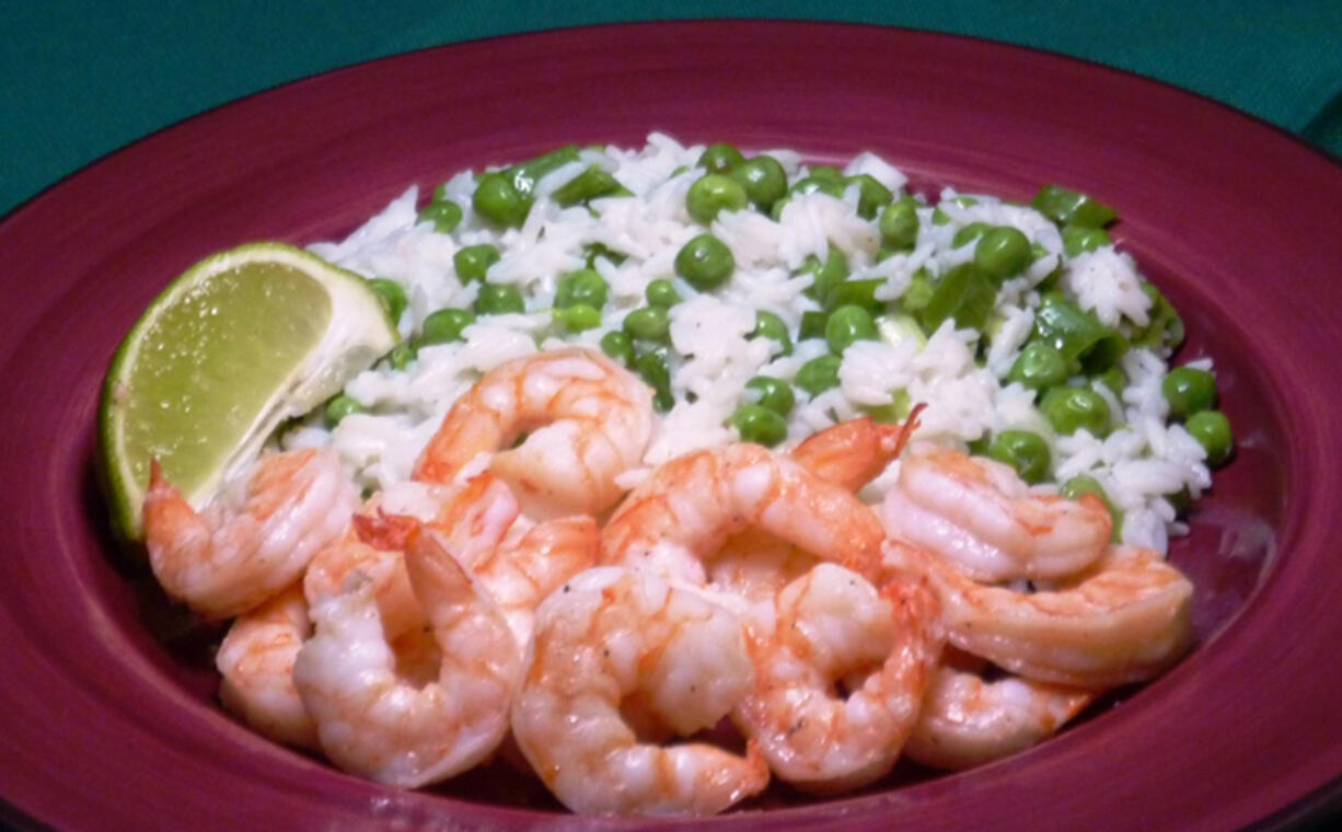 Shrimp with Coconut Rice Linda Gassenheimer/Tribune News Service