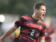 Stanford senior Foster Langsdorf, a Mountain View High School grad, became the Pac-12 Conference’s all-time leading career goal scorer this season with 35.