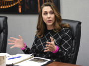 Jaime Herrera Beutler met with The Columbian Editorial Board in April.