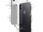 The iPhone X can be submerged in more than 3 feet of water for up to a half-hour.