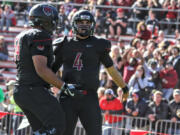 Central Washington quarterback Reilly Hennessey (4) has thrown for 2,286 yards and 26 touchdowns while leading the Wildcats to an undefeated regular season (Courtesy of CWU Athletics)