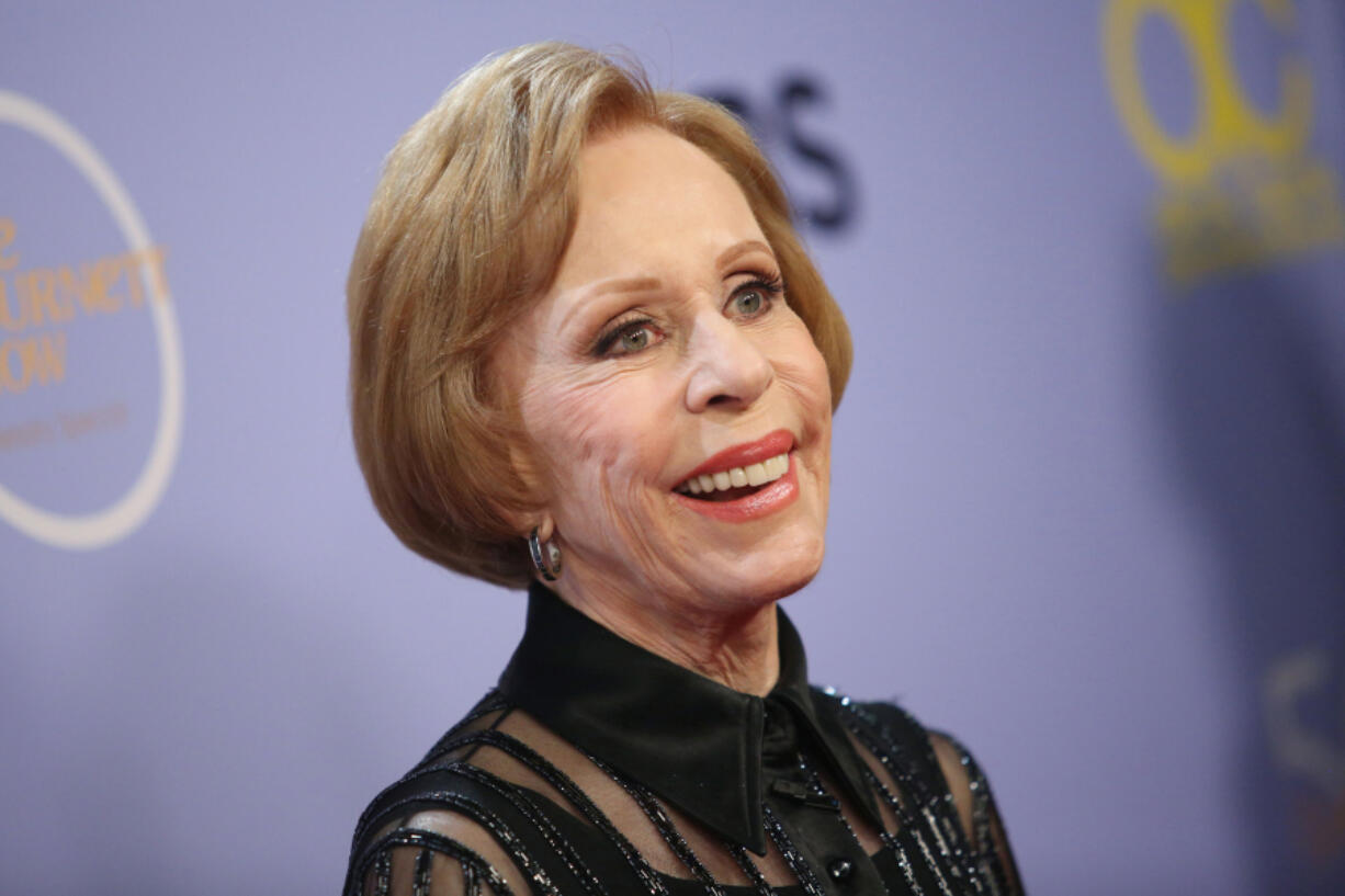 Carol Burnett appears at the recording of “The Carol Burnett 50th Anniversary Special” on Oct. 4 in Los Angeles.