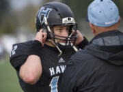 Hockinson’s Canon Racanelli is like another coach on the field, often calling his own plays at the line of scrimmage.