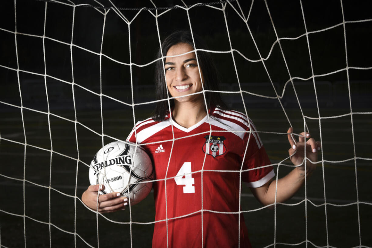 Maddie Kemp broke the Camas High School career goals record this season as a junior. She’ll have her senior season with the Papermakers to add onto that mark.