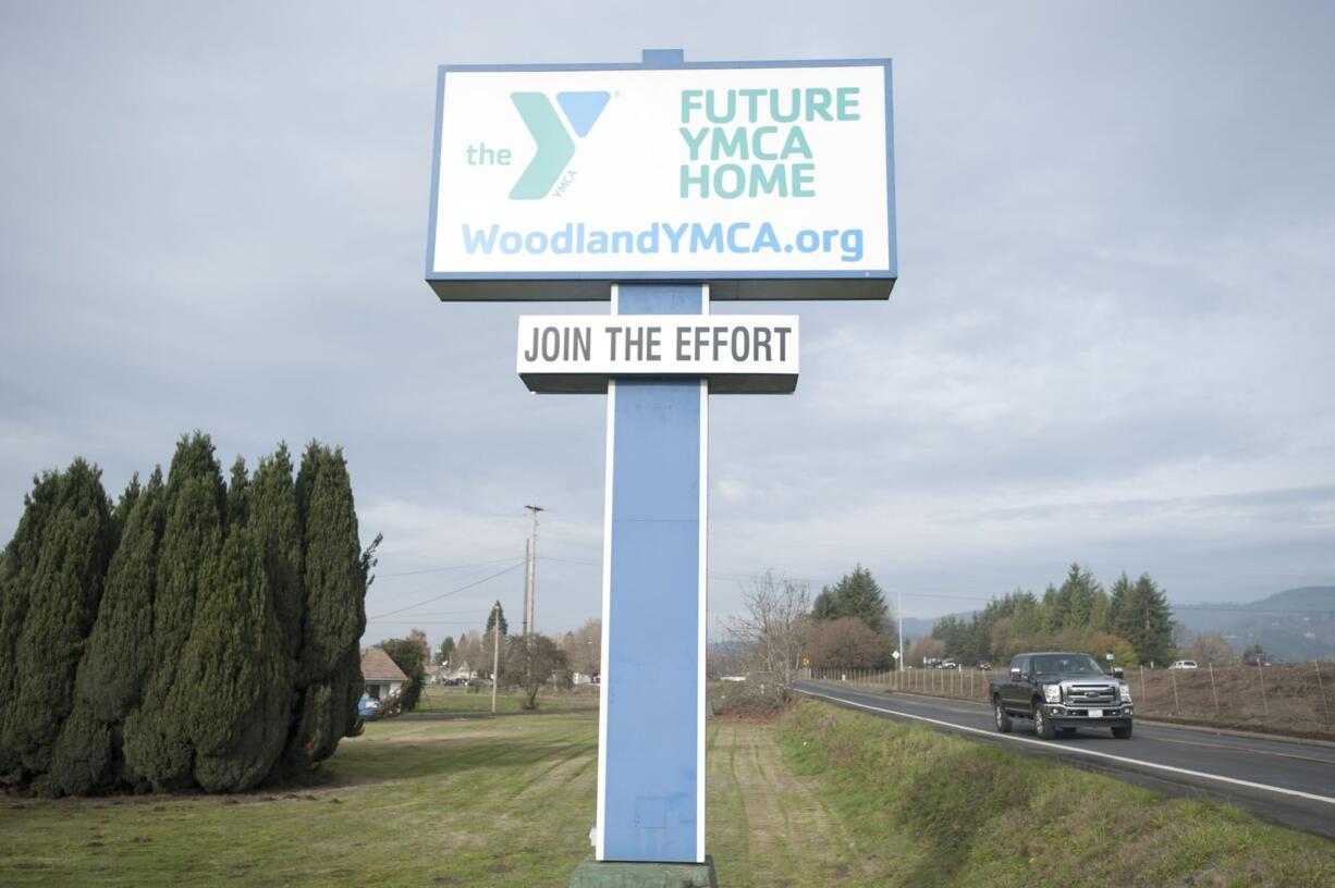 A view of the area where a YMCA is planned near Horseshoe Lake in Woodland, as seen in December 2015.