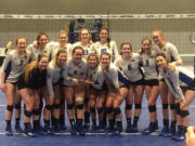 The Clark College volleyball team finished third at the NWAC championship on Saturday, Nov. 18, 2017 at the Tacoma Convention Center.