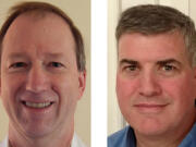 Hockinson School District board candidates: Steve Nylund, left, and Kirk Jensen