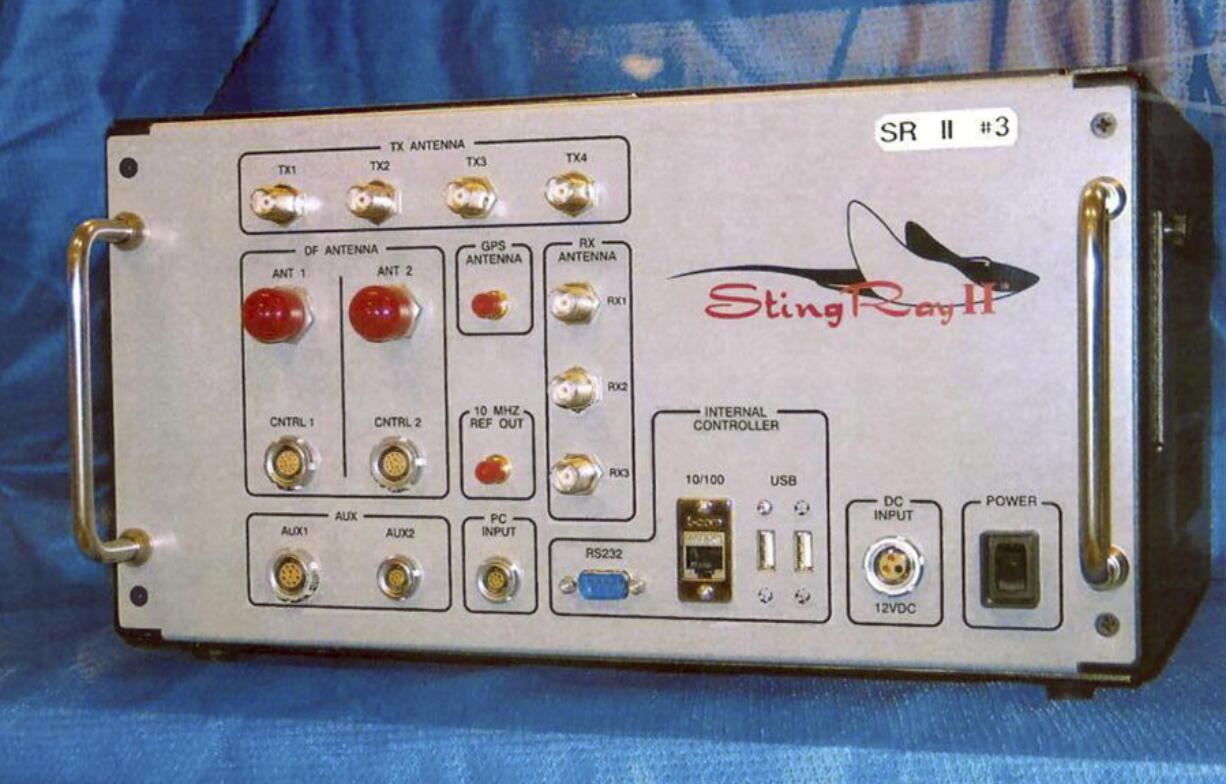 Used for surveillance purposes, the StingRay II is a cellular site simulator manufactured by the Harris Corporation of Melbourne, Fla. U.S.