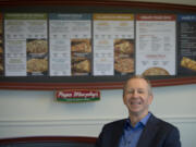 Papa Murphy’s CEO Weldon Spangler, seen in his Vancouver offices Tuesday morning, said the company’s biggest moves ahead are to embrace online sales and sell off its company-owned stores.