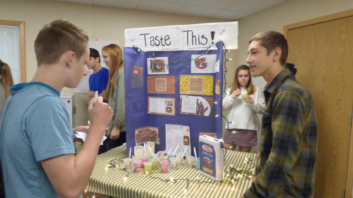 Ridgefield: Ridgefield High School students in marketing and foods classes teamed up for a project where they researched and created pasta products that teens would want to buy.