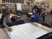 Five Corners: Orchards Elementary School kindergarten students use Bee-Bots to learn about problem solving.