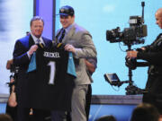 Luke Joeckel was the second overall pick in the 2013 NFL draft when the Jacksonville Jaguars selected the offensive lineman out of Texas A&M.