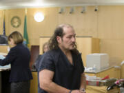 William Gregory Rathgeber makes a first appearance Nov. 21, 2016, on drug and firearms charges in Clark County Superior Court. He was sentenced Thursday to six years in prison.