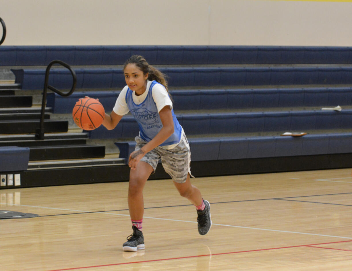 Seton Catholic point guard Jasmine Morgan earned first-team all-league honors as a freshman. She is the lone returning starter for the Cougars.