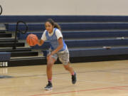 Seton Catholic point guard Jasmine Morgan earned first-team all-league honors as a freshman. She is the lone returning starter for the Cougars.