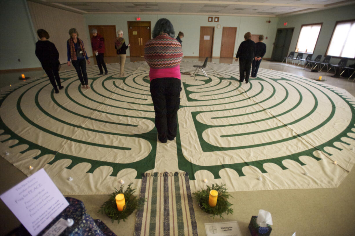 Walking a labyrinth at Vancouver’s First Presbyterian Church is a meditative way to start the new year.