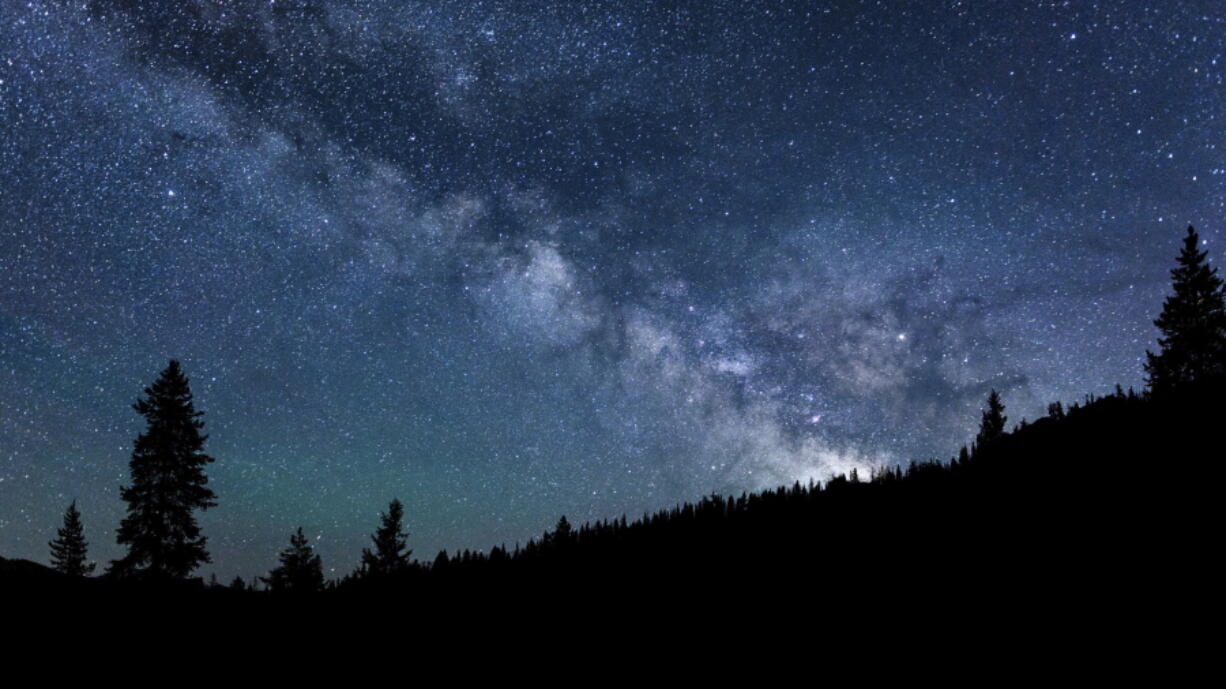 The Milky Way over the Smoky Mountains in central Idaho. A giant chunk of central Idaho with a dazzling night sky has become the nation’s first International Dark Sky Reserve.