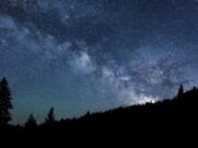 The Milky Way over the Smoky Mountains in central Idaho. A giant chunk of central Idaho with a dazzling night sky has become the nation’s first International Dark Sky Reserve.