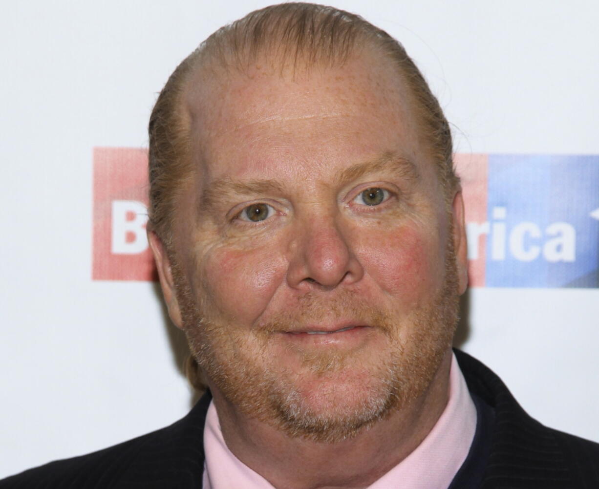 FILE - In this Wednesday, April 20, 2016, file photo, Mario Batali attends an awards dinner in New York. Batali is stepping down from daily operations at his restaurant empire following reports of sexual misconduct by the celebrity chef over a period of at least 20 years. In a prepared statement sent to The Associated Press, Monday, Dec. 11, 2017, Batali said the complaints match up with his past behavior.