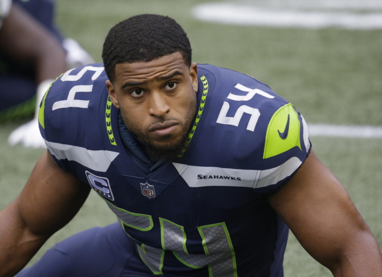 Seattle Seahawks middle linebacker Bobby Wagner was hampered by a hamstring injury Sunday that kept his availability in doubt until just before kickoff.