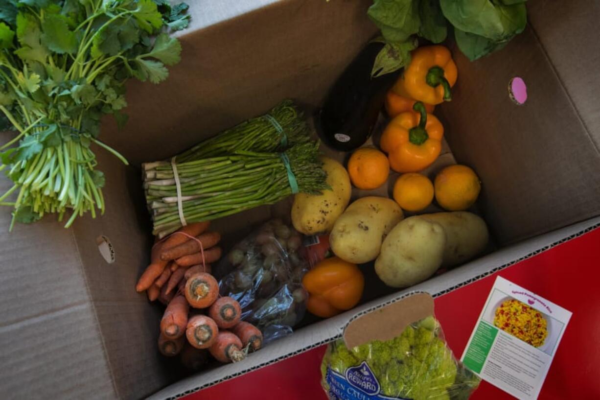 Literature from Imperfect Produce says that it provides affordable fruits and veggies that aren’t perfect enough for grocery store standards, and thanks customers for eating ugly. Ellen M.