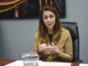 Rep. Jaime Herrera Beutler, R-Battle Ground, met with The Columbian Editorial Board on Wednesday. She said she’s working on legislation to make individual tax cuts from the tax overhaul permanent.