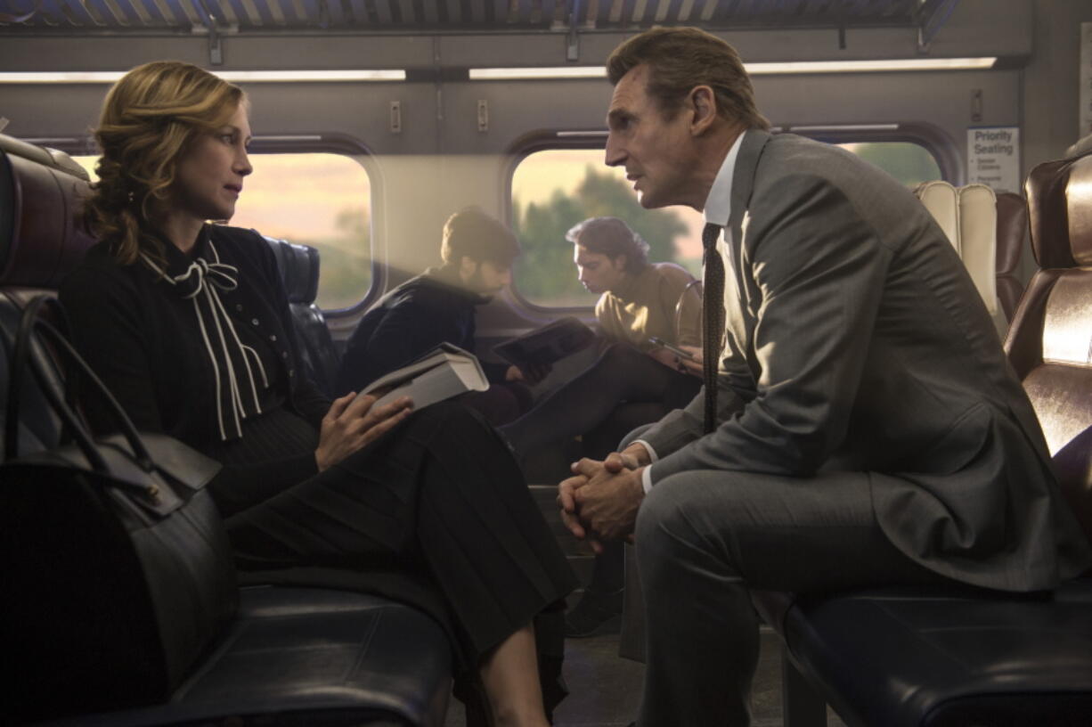 Vera Farmiga and Liam Neeson star in “The Commuter.” Jay Maidment/Lionsgate