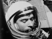 This 1965 photo made available by NASA shows John Young during the Gemini 3 mission. NASA says the astronaut, who walked on the moon and later commanded the first space shuttle flight, died on Friday, Jan. 5, 2018. He was 87.