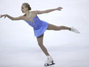 Bradie Tennell performs during the women’s free skate event at the U.S. Figure Skating Championships in San Jose, Calif., Friday, Jan. 5, 2018.