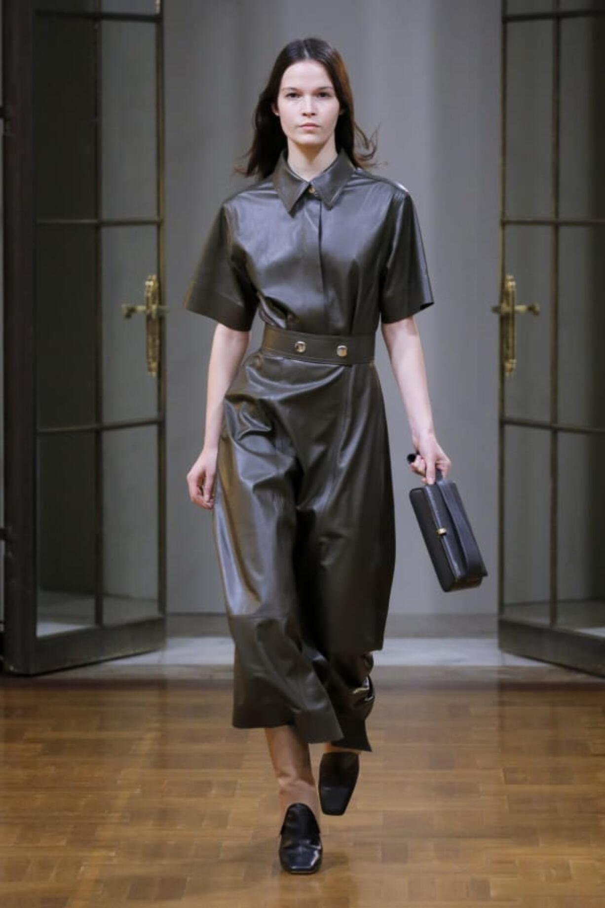 The Victoria Beckham collection is modeled during Fashion Week in New York.