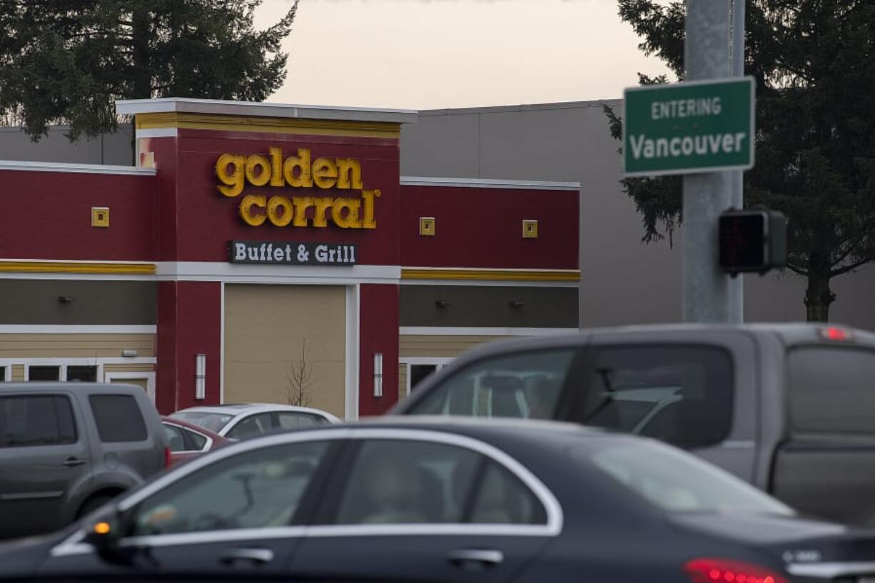 Buffet restaurant Golden Corral was expected to open Feb. 14. It is the first location in the Vancouver-Portland metropolitan area for the chain, whose next-closest location is Spokane.