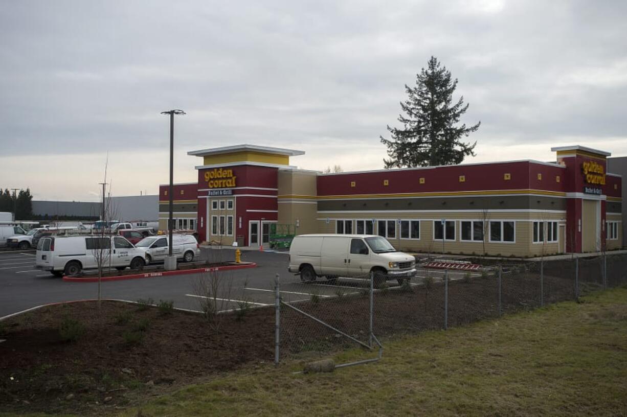 Golden Corral, pictured Feb. 8, did not open for its expected Valentine’s Day date. Franchise owners could not say when they expect to open.