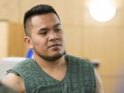 Charson Lotius, 24, makes a first appearance Monday in Clark County Superior Court stemming from a stabbing early Sunday morning at a Vancouver AM/PM. He pleaded not guilty Friday to first-degree murder and second-degree assault.