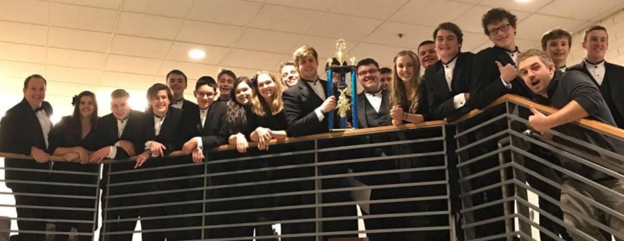 Brush Prairie: Hockinson High School’s Jazz Band finished first in the AA Division at the Clark College Jazz Festival.