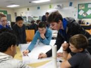 Ridgefield: Students in the Superintendent Student Advisory Council in Ridgefield pitch ideas on plans for a future park outside of View Ridge Middle School, which is being re-purposed after this year when the district opens a new fifth-eighth grade campus.