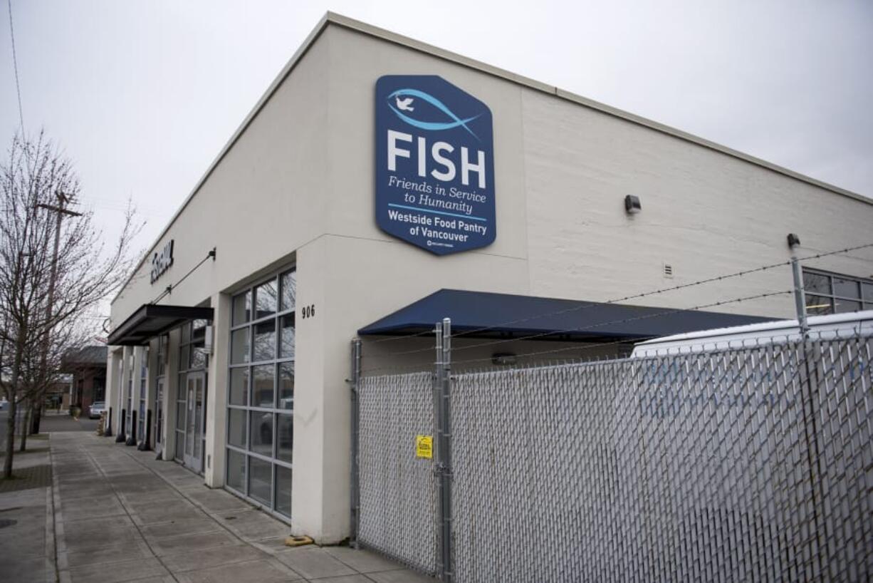 FISH Westside Food Pantry of Vancouver’s downtown facility. The board of FISH has hired the Clark County Food Bank’s James Fitzgerald to be the nonprofit’s first paid, professional executive director.