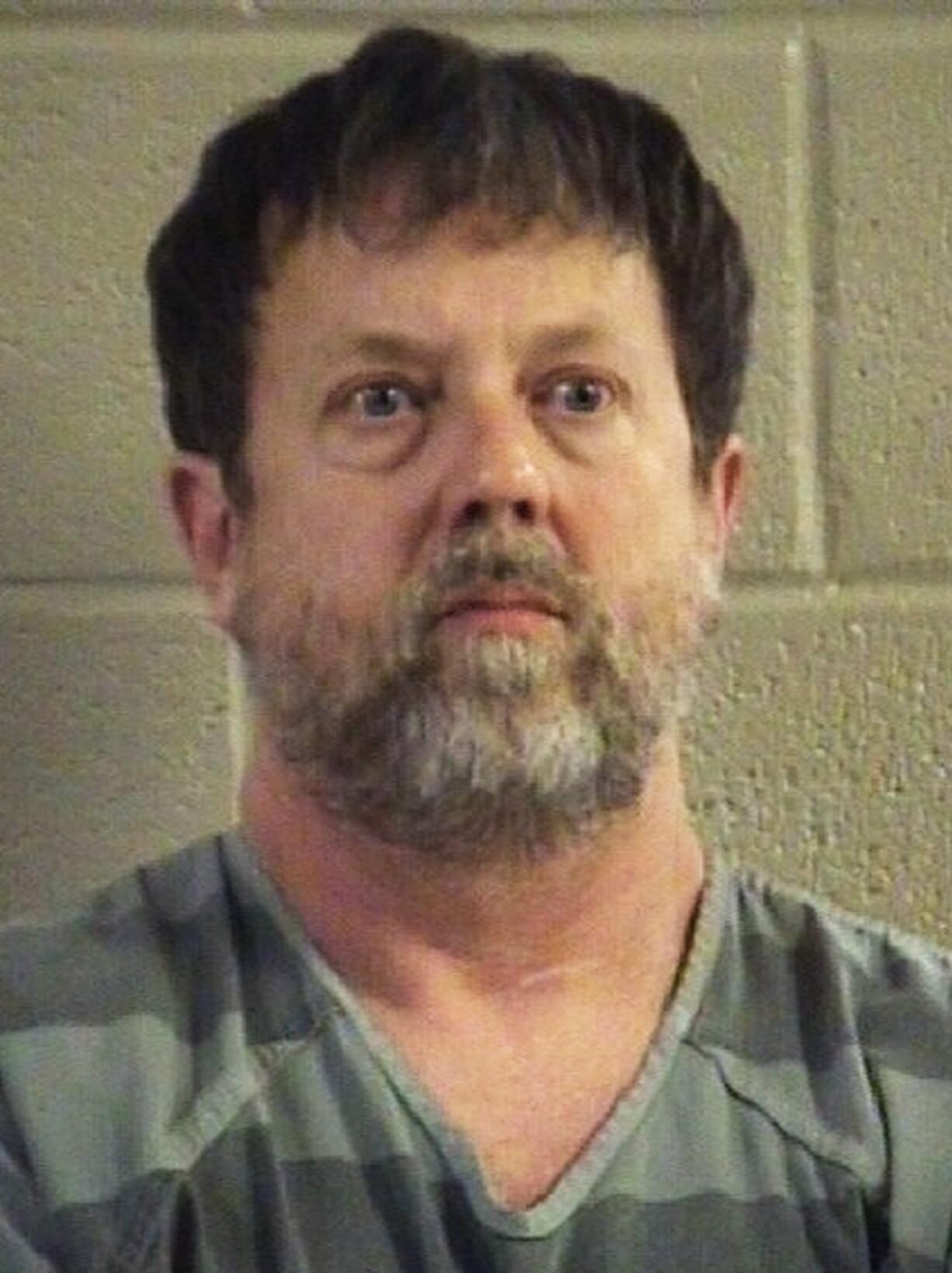 This undated photo provided by the Whitfield County Sheriff’s Office shows Jesse Randal Davidson. Social studies teacher Davidson barricaded himself inside a classroom at Dalton High School in Dalton, Ga., Wednesday, Feb. 28, 2018, and fired a handgun, sending students running outside or hunkering down in darkened gym locker rooms, authorities said.